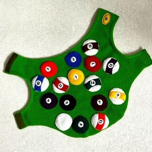 Dog Coat - Pool Balls